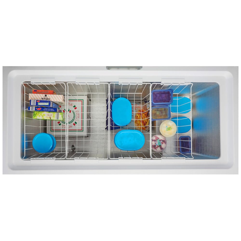 Whirlpool WHE39352 FO, Congelatore A Pozzetto, 390 L, 91,6x140,5x69,8 cm, Tecnologia FastFreezing, Bianco