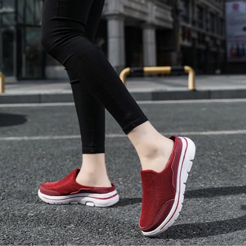 Men's Women's Couple Non-slip Mule Half Sneakers,Outdoor Casual Walking Shoes,Backless Sneakers,Backless Shoes2