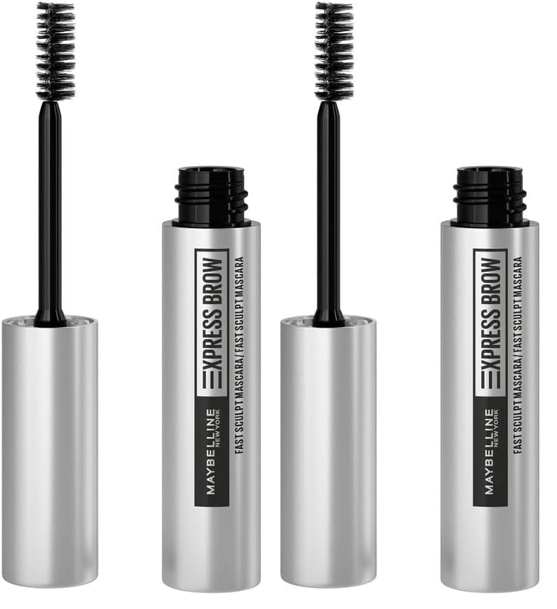 Maybelline New York Brow Fast Sculpt, Máscara de cejas, Tono 10 Clear (Paquete de 2)