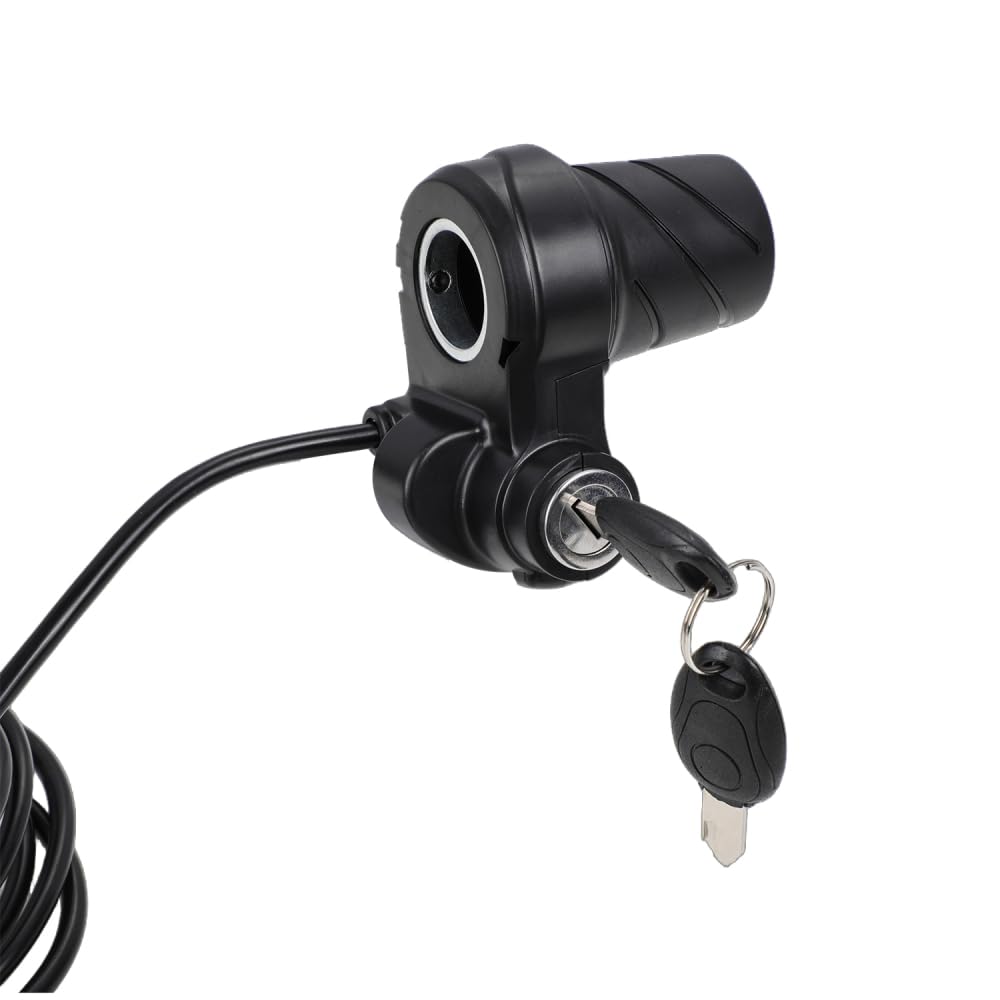 Acceleratore Torsione Bici Elettrica Acceleratore Manubrio Della Bici Elettrica Pneumatici Larghi Cavo per Ridstar Q20 Ebike Nero