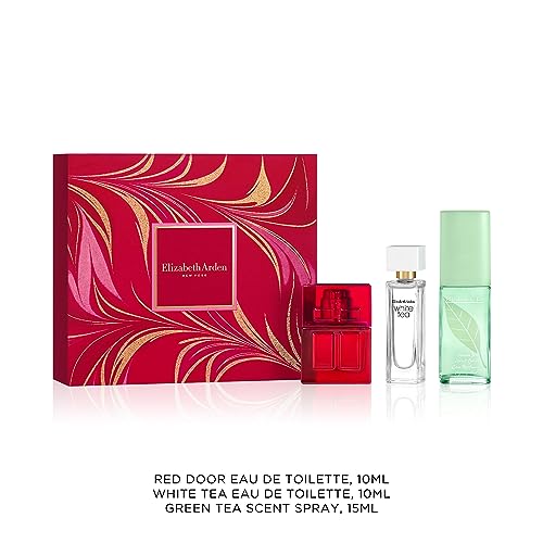Elizabeth Arden FRAGRANCE COFFRET Red Door, Green Tea and White Tea 3-piece Set, fragrance gifting, for women - Image 3