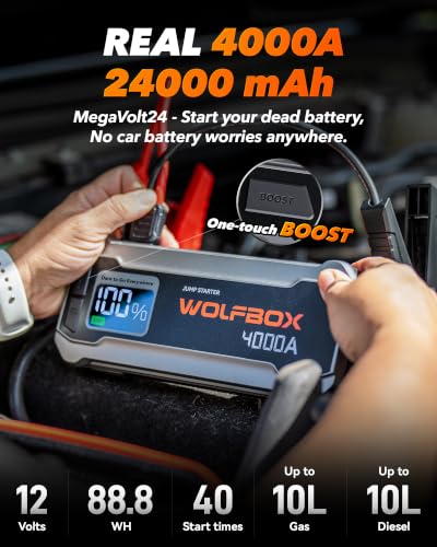 WOLFBOX MV24 Jump Starter