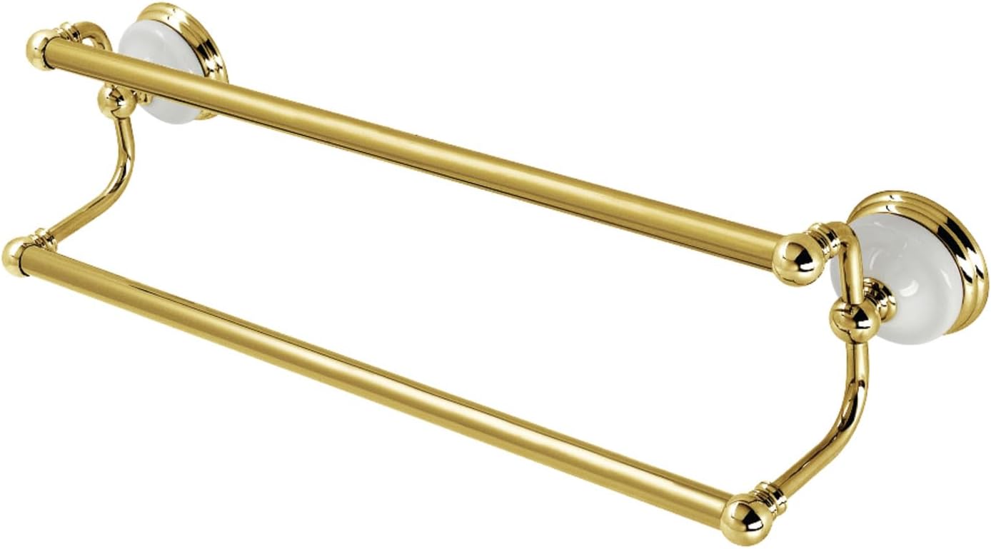 Kingston Brass BA11318C Vintage 18-Inch Dual Towel-Bar, Polished Chrome