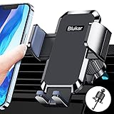 Blukar Soporte Móvil Coche, Liberación de un Botón Soporte Movil Coche para Smartphone/GPS 4.0''-7.0'' (Negro)