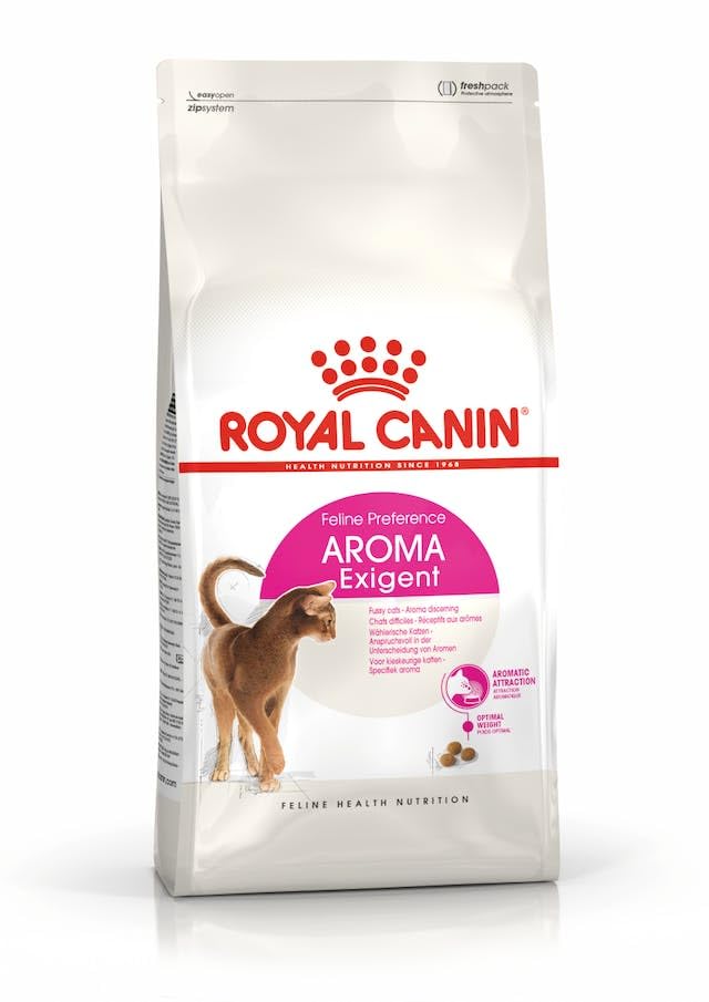 ROYAL CANIN Aroma Exigent | Doppelpack | 2 x 400 g | Alleinfuttermittel für besonders wählerische Katzen | Ab dem 12. Monat | Kann dabei helfen die Harnwegsfunktion zu unterstützen