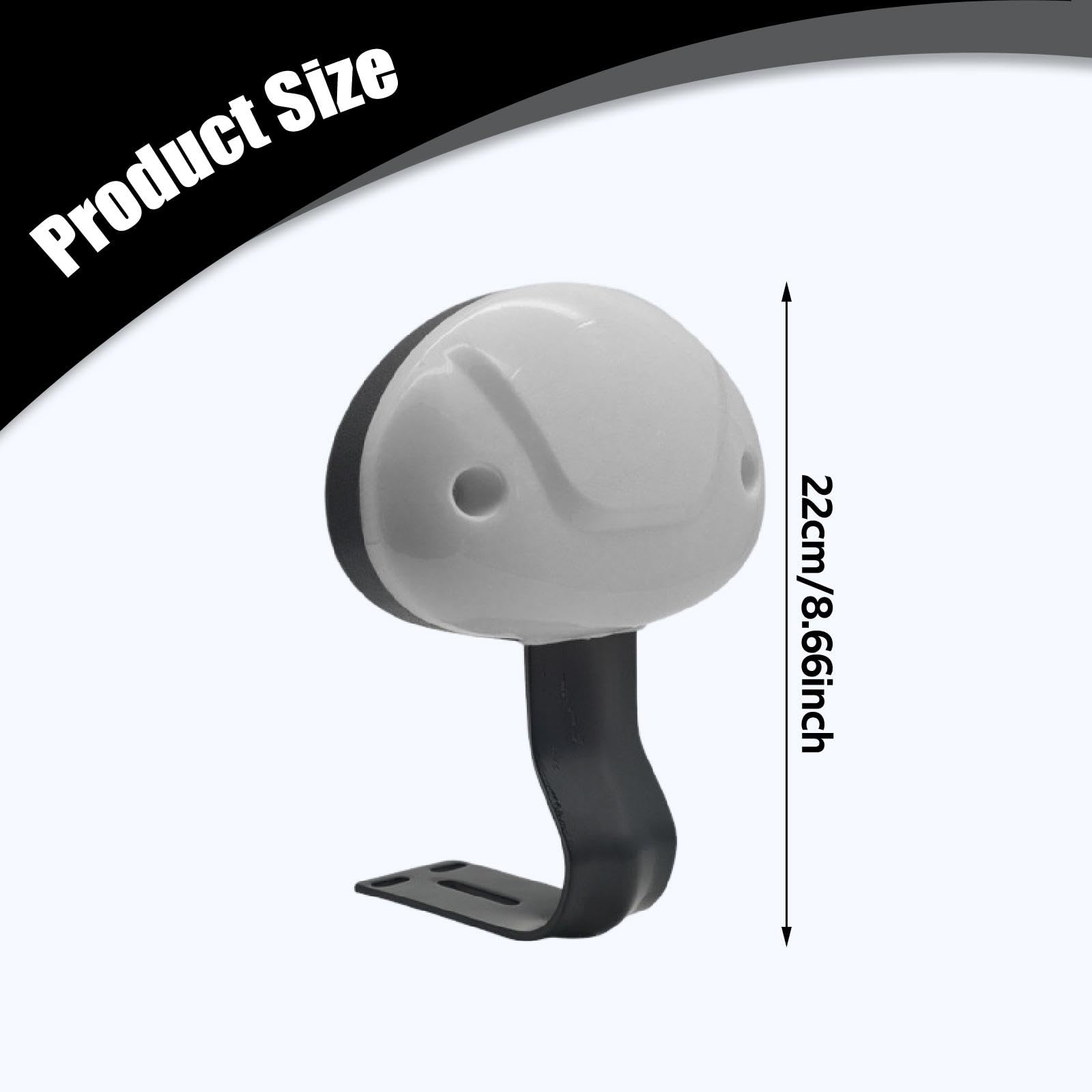 Amagogo Dossier de vélo électrique, Dossier, Coussin arrière Confortable pour siège Passager arrière, Blanc