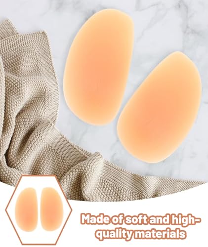 Image of 2 Pcs Hip Pads for Women, Butt Pads for Women, Hip Dip Shaper for Women, Comfortable Padded Inserts for Body Contouring Under Formal Dresses and Tight Clothing Beige