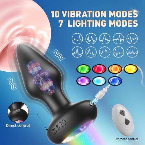 3 Piece Vibrating Butt Plugs Anal Plug Sex Toy for Intense Pleasure - Image 4