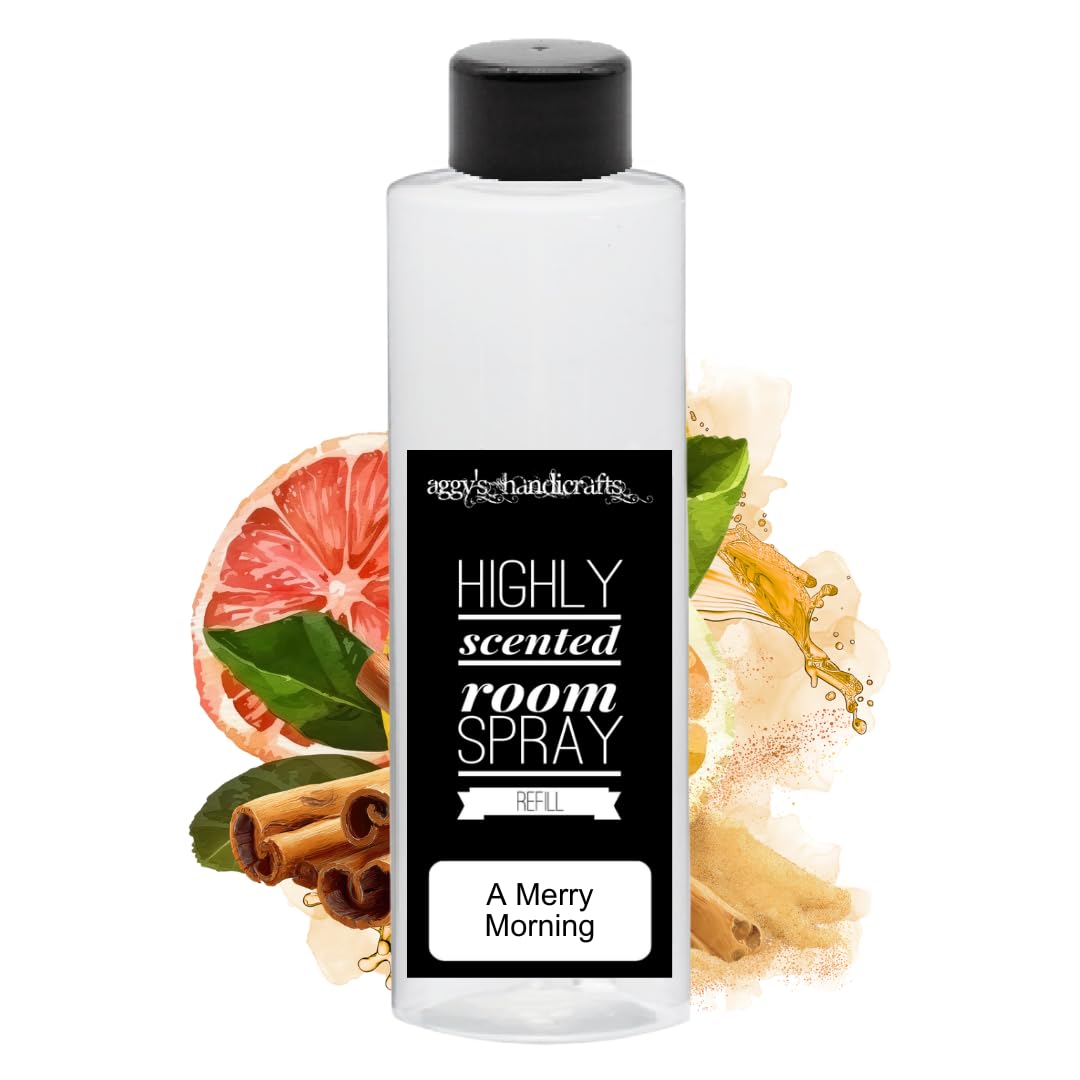 A MERRY MORNING Handmade Highly Scented Room Spray 200ml Refill