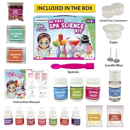 Image of WONDRBOX Science Experiment Kit (Slime Kit + Spamaging Kit)