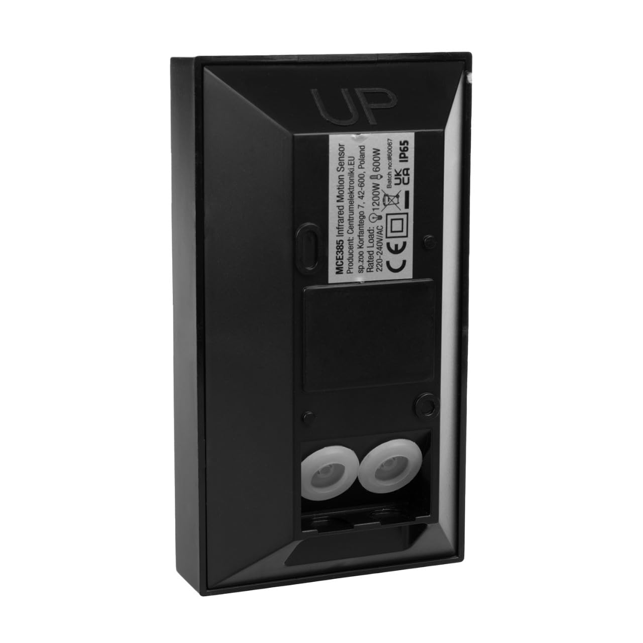 Maclean Infrared PIR Motion Detector For Outdoor, Animal Immune, Max.1200W, IP65, MCE385B - View #6