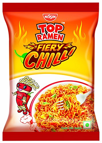 Image of Top ramen Fiery Chilli Noodles, 70 Gram - Vegetarian
