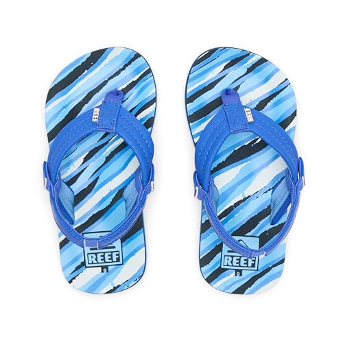 Image of REEF Boys Toddler /Little Kid Ahi Beach Flip Flop, Soft Cushion Footbed, Water Friendly