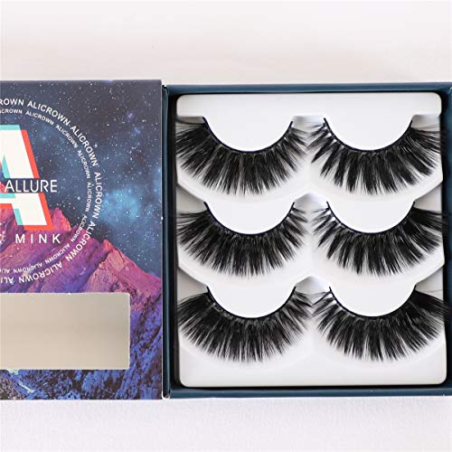 ALICROWN 10 Different Styels False Eyelashes Natural&Dramatic Mixed High Volume Soft Lightweight Faux Mink Lashes Pack