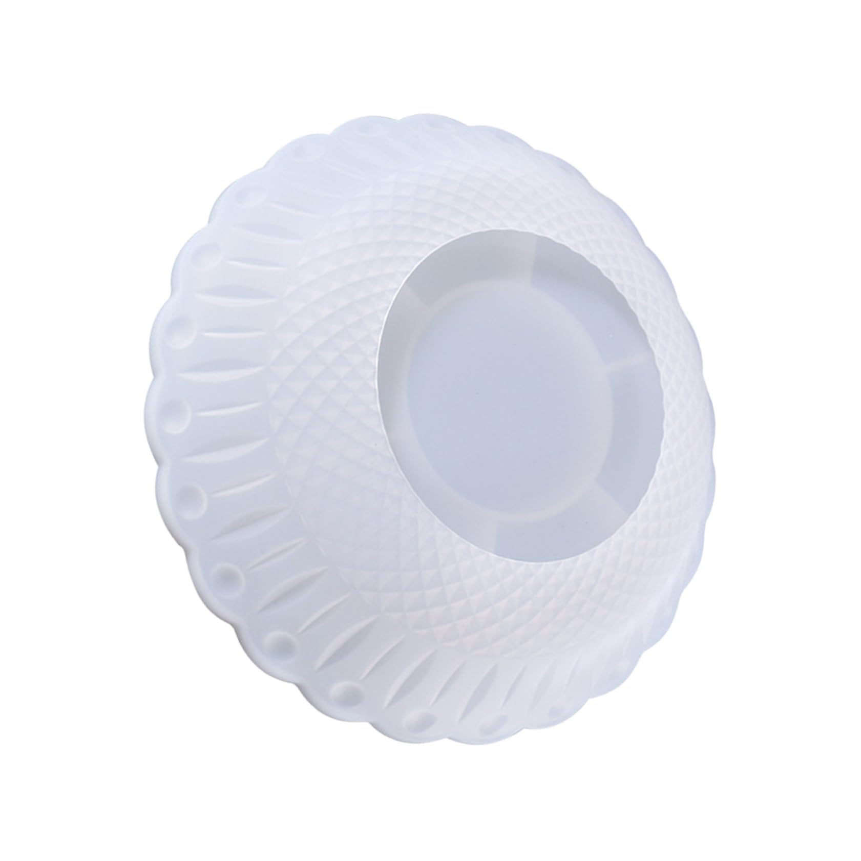 Moule en silicone blanc pour plateau de fruits et collations en résine époxy