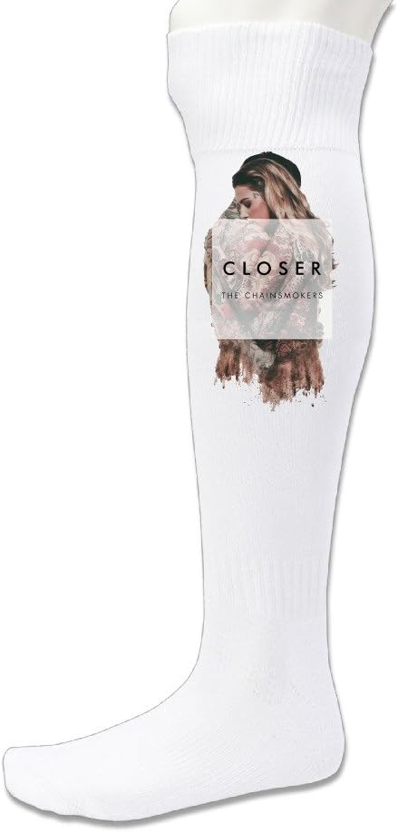 CGH Seven Closer The Chainsmokers Halsey Soccer Long Socks Over Knee Black