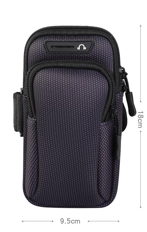 SenMore Brassard Sport Rotation 360° Pour IPhone 15/14/Pro Max Et Galaxy - Avec Poche Airpods