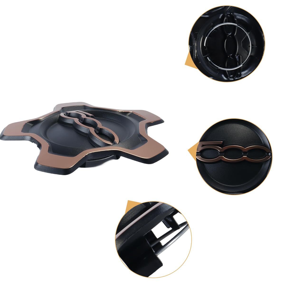 Coprimozzo Ruota Copriasse Ruota Per Fiat 500X 735668196 735626312