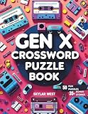 GEN X CROSSWORD PUZZLE BOOK: A Nostalgic Journey Through the Icons, Culture & Events That Shaped a Generation