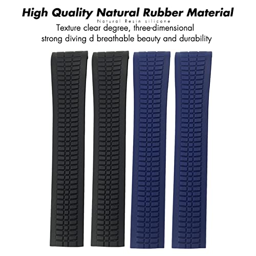 Bracelet montre silicone 21mm résistant à l'eau pour changer de style