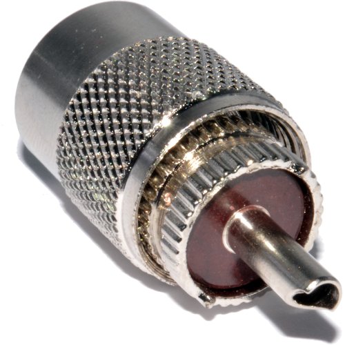 Adaptador Macho UHF PL259 Para Soldar, Compatible Con Cable Coaxial RG58