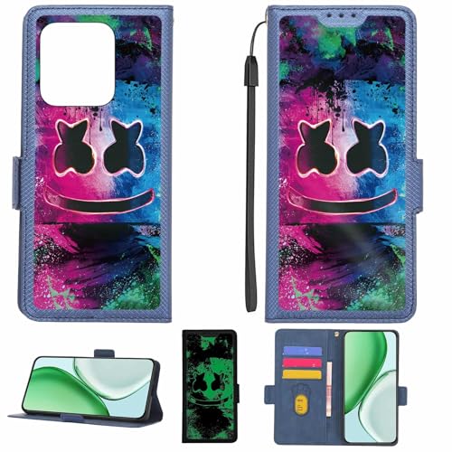 Aroepurt Case Compatible for Foxx FOXXD MIRO C1 Phone Case Flip Cover [with Tempered Glass Screen Protector][RFID Blocking][Luminous Effect] LPT-BQ