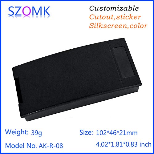 Wiring Connecting Terminals - 2 pcs SZOMKic Card Reader Plastic Box and enclosures Black for DIY Plastic Box 102x46x21mm 4.02"x1.81"x0.83"