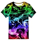 gym tier t shirt Material: Die Kleidung aus hochwertigem Polyester und Elasthan ist glatt und weich und pflegt die junge Haut von Kindern. Die Jungen-T-Shirts sind atmungsaktiv und bequem, so dass die Kinder beim Spielen cool bleiben.