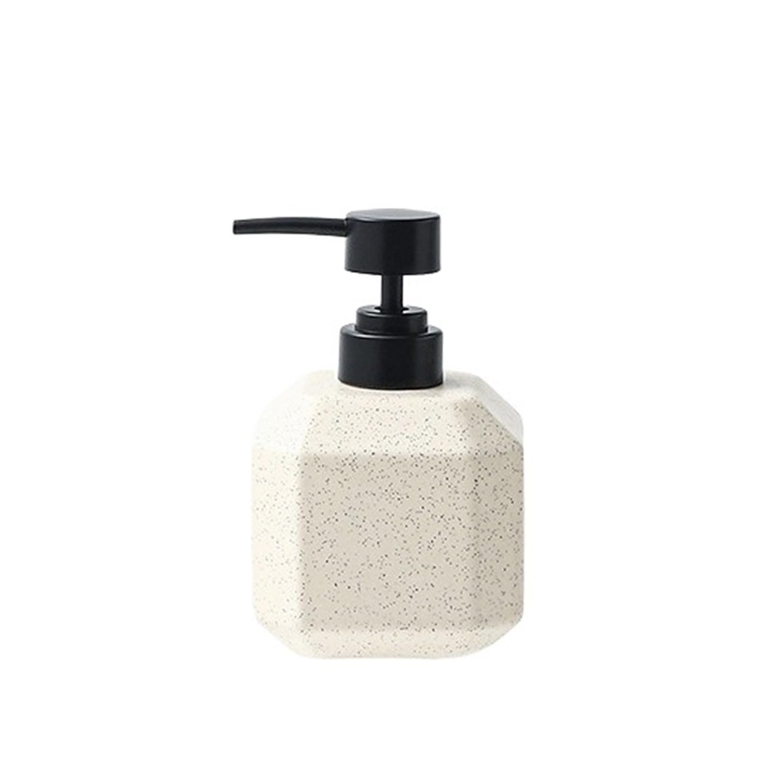 Soap Dispenser Wabi-sabi-style Ceramic Soap Dispensers For Hotels And Homes: Ideal For Shampoo And Body Wash(White)
