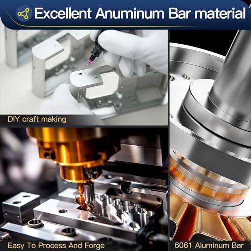 Image of 2 inch (50mm) X 2 inch(50mm) Square Aluminum Flat BAR 6 inch(152mm) +0 / -0.5 inch Long, 6061 General Purpose Plate,Square Aluminum BAR,T6511 Solid New Mill Stock Precision Machining (2)