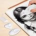 iMustech Cube Erasers for Kids, Engineering Paper Art Drawing Pencil Erasers with Grip for Artists Sketching Writing, School Supplies (White, 8 pcs)