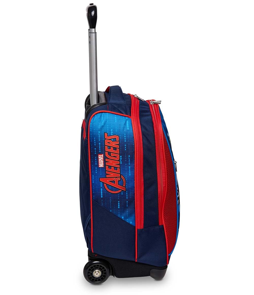 Seven BIG TROLLEY AVENGERS EARTH'S MIGHTIEST HEROES, Doppio Scomparto, Tasche multifunzione, Per bambini, Scuola elementare, Viaggi e tempo libero, Idea regalo