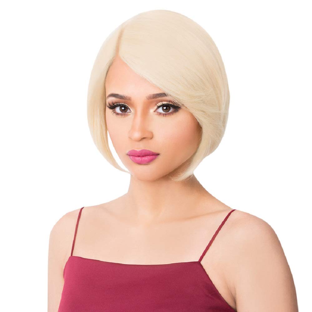 it's a wig! Hh S L ce T sh L ce Front & L ce P rt Hum n H ir by in 1, C p Size: Aver ge, Length: Short