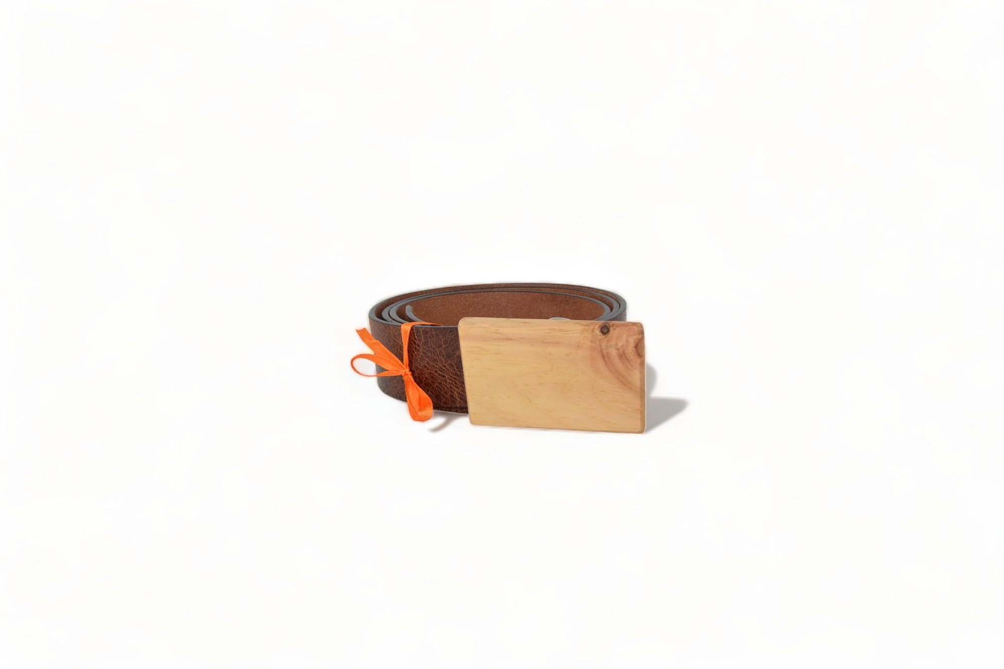 Holz Gürtel - Büffelleder - Holzgürtel - Gürtelschnalle aus Holz - Handarbeit Zirbe Zirbenholz Geschenk Geschenkidee Männergürtel geölt Natur handmade Unikat modern