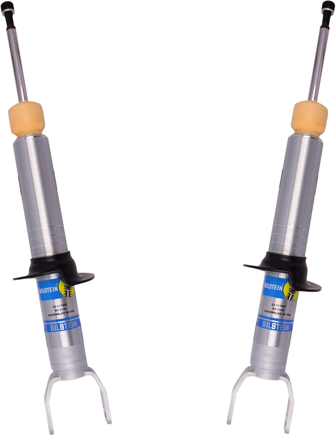 Bilstein Pair of Front B8 5100 Series Shocks Compatible with 2009-2018 RAM 1500 w/o Air Suspension Provides 0-2.8" Front Lift | Easy Installation | Smooth Performance
