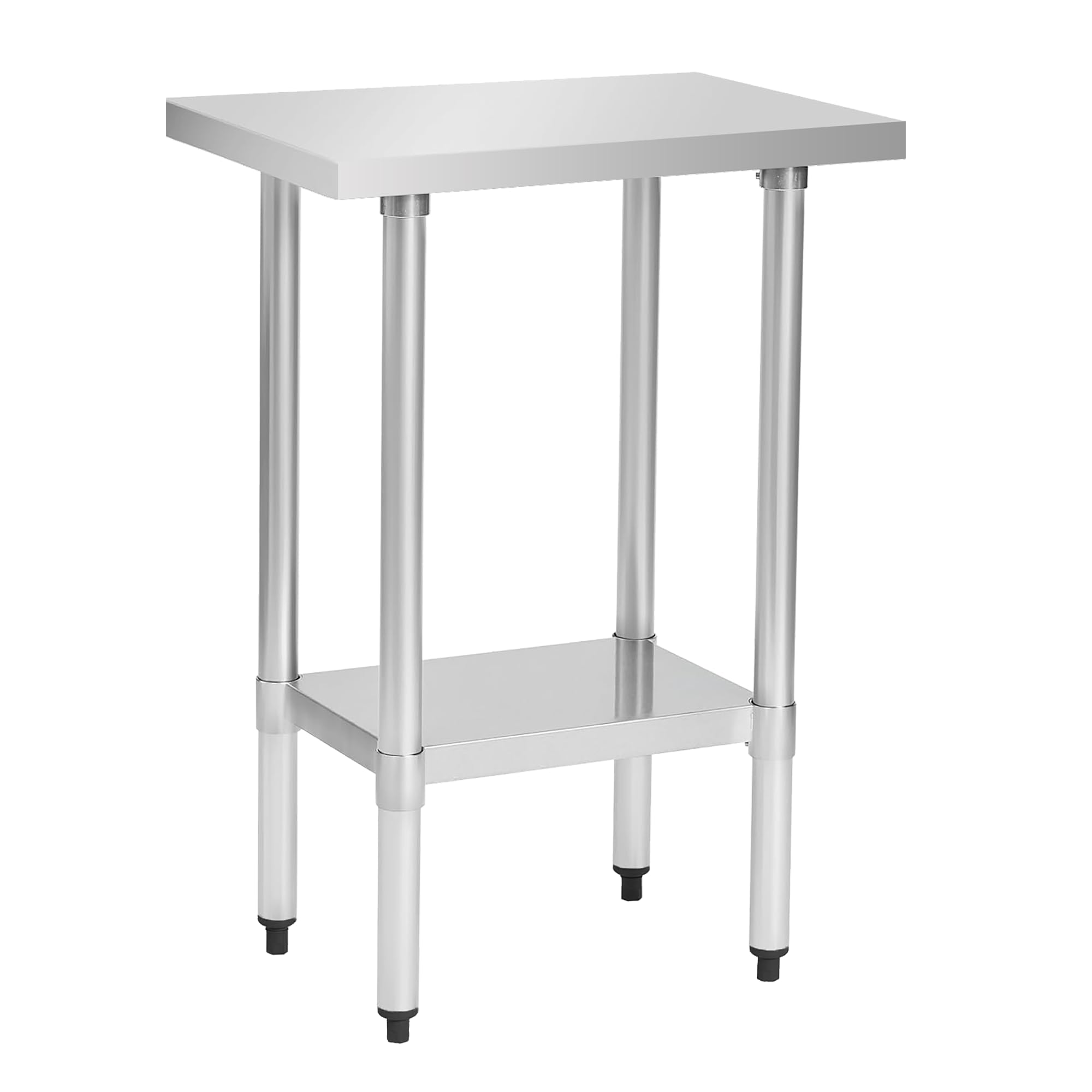 COOLCHEF 18 x 24 Inch NSF Stainless Steel Work Table with Undershelf