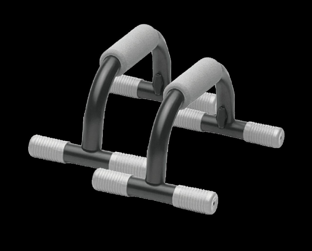 Push Up Bars with Foam Grip Handles, Steel Frame, Non-Slip Base, Strength Training Exercise Stands, Set of 2-image-10