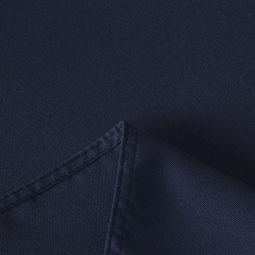 Image of sancua Rectangle Tablecloth - 54 x 78 Inch - Stain and Wrinkle Resistant Washable Polyester Table Cloth, Decorative Fabric Table Cover for Dining Tables, Buffet Parties and Camping, Navy