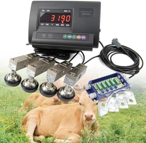 Kit Báscula Ganadera Alta Precisión 17637 lb con Indicador miniatura 1