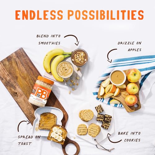 image for PBfit 15 Ounce Classic Peanut Butter Powder, Powdered Peanut Butter Sp