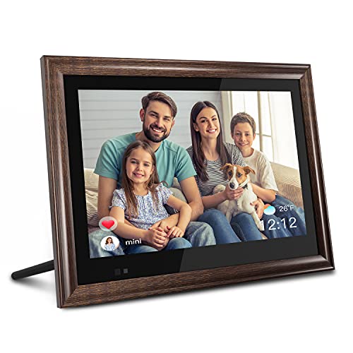 AEEZO WiFi Digital Picture Frame 13.3 Inch HD Touch Screen Smart Large Photo Frame with 16GB Storage, Motion Sensor, Auto-Rotate, Remote Control, Easy Setup to Share Photos and Videos via AiMOR APP