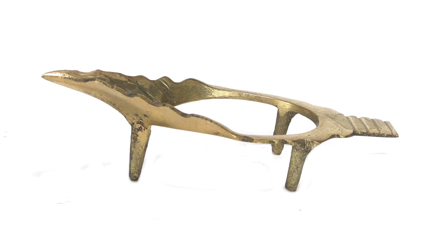 ASHIRWAD Ottone Shankh Stand valampuri Sangu Shankha Dakshinavarti Vamavarti Metallo (Stand-2)
