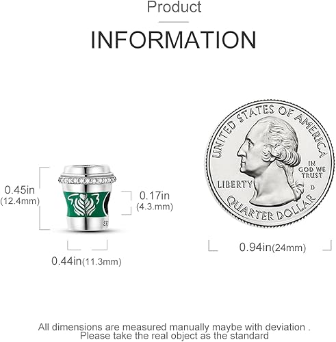 Miniatura 4 de Hapour 925 Sterling Silver Charms for Charm Bracelets Necklace Jewelry Dangle Pendant Beads Charm for Women Mom