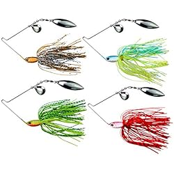 Cucharilla De Black Bass Cebos Spinner de Pesca 14g Spinner Set Cucharillas Pesca para Lucio Perca Trucha 8 Piezas