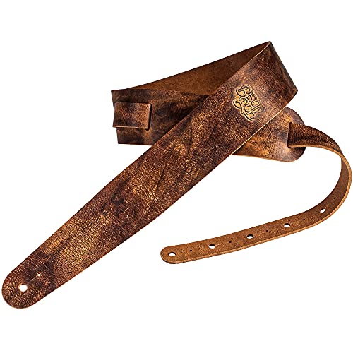 Sangle de guitare en cuir de Buffle – Buffalo King de Bison Boa – Lame Fabriqué au Royaume-Uni à partir de 100% de cuir… - Les Beatles, Paul McCartney, John Lennon, RIngo Starr, George Harrison Sangle de guitare en cuir de Buffle - Buffalo King de Bison Boa - Lame Fabriqué au Royaume-Uni à partir de 100% de cuir… – Image 3