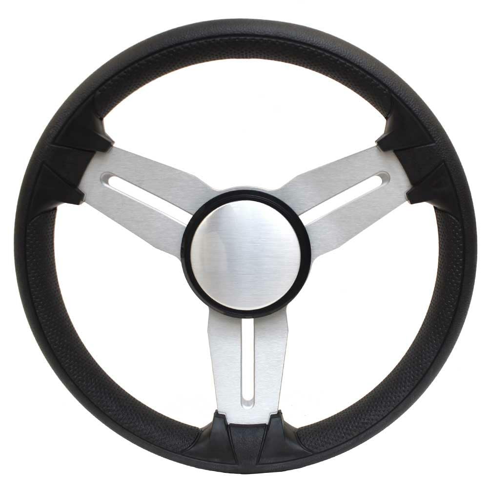 Generic Gussi Italia Boat Steering Wheel W347 | Model 15A 13 3/4 Inch W/Cap