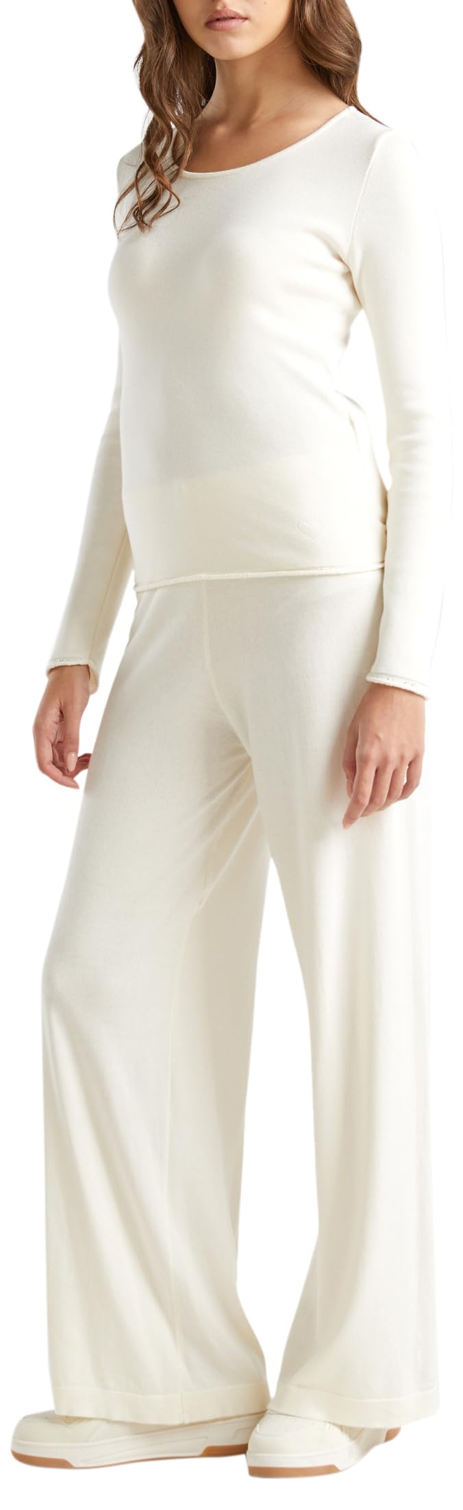 United Colors of Benetton Women's Trousers, White, XXS