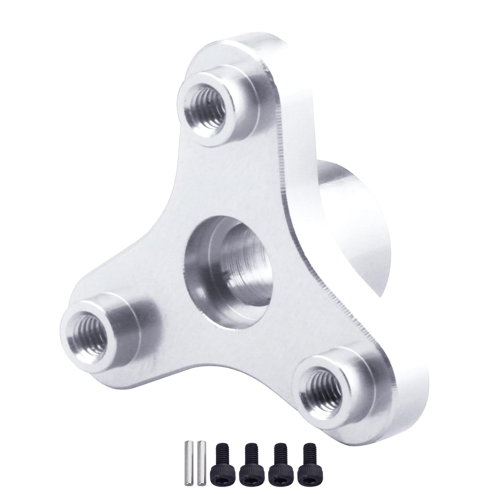 Metal Aluminum Alloy RC Slipper Clutch Eliminator for Traxxas 1/10 Stampede/Slash VXL / XL5 2WD (Silver)