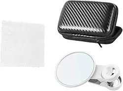 BaotyJie Espelho de Câmera para Smartphone, Câmera Traseira com Bolsa de Armazenamento, Espelho para Celular, Tela de de Selfie para Vlog, Viagem, Foto