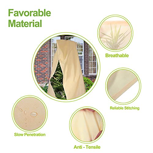 image for HOMMAND 2 Packs Outdoor Plant Cover-2.2oz(71